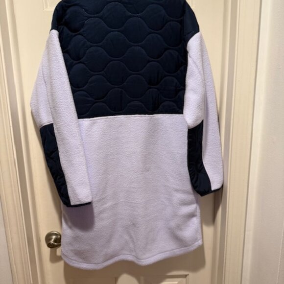 Columbia medium long fleece mixed media coat - Picture 6 of 6